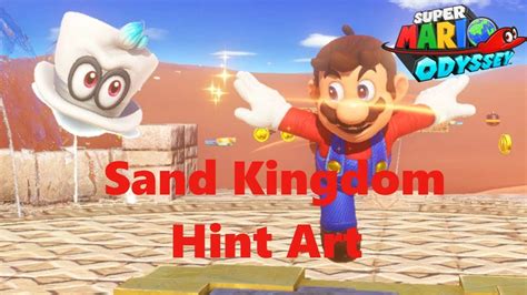 sand kingdom moon 64|mario odyssey hint art.